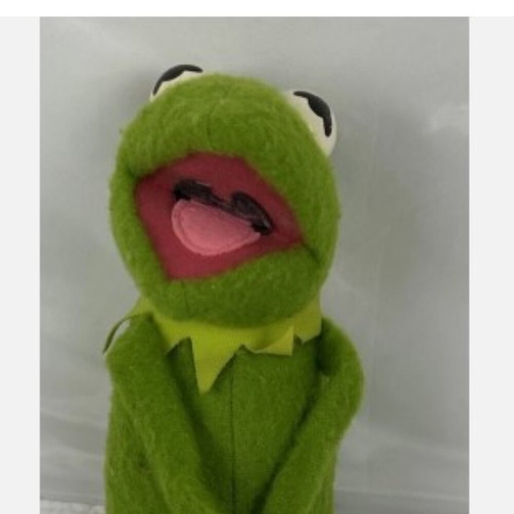 Vtg 1976 Kermit The Frog Plush 850 Jim Henson Muppets Doll Fisher Price 20" Toy